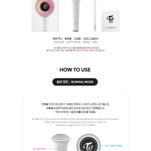 Alternative view of TWICE CANDYBONG Official Light Stick