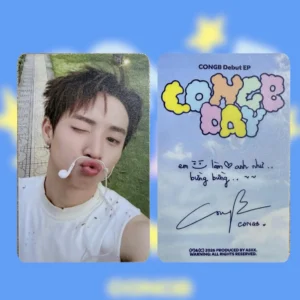 Alternative view of PHOTOCARD CONGBDAY - CONGB