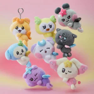 ATEEZ Mighteez Wonder Room Plush Doll Keyring