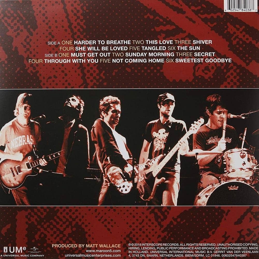 Maroon 5 - Songs About Jane (LP, Album, RE) - Ảnh 2