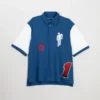 [Billie Eilish] Blohsh Racer 1 Blue Polo Shirt