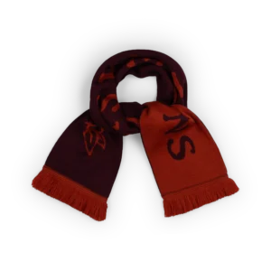Maroon RUSHMERE Scarf