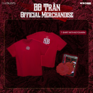 T-SHIRT WITH KEYCHARM - BB TRẦN OFFICIAL MERCHANDISE