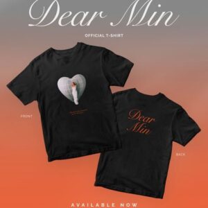 MIN - Dear Min Black T-shirt - Official Merch